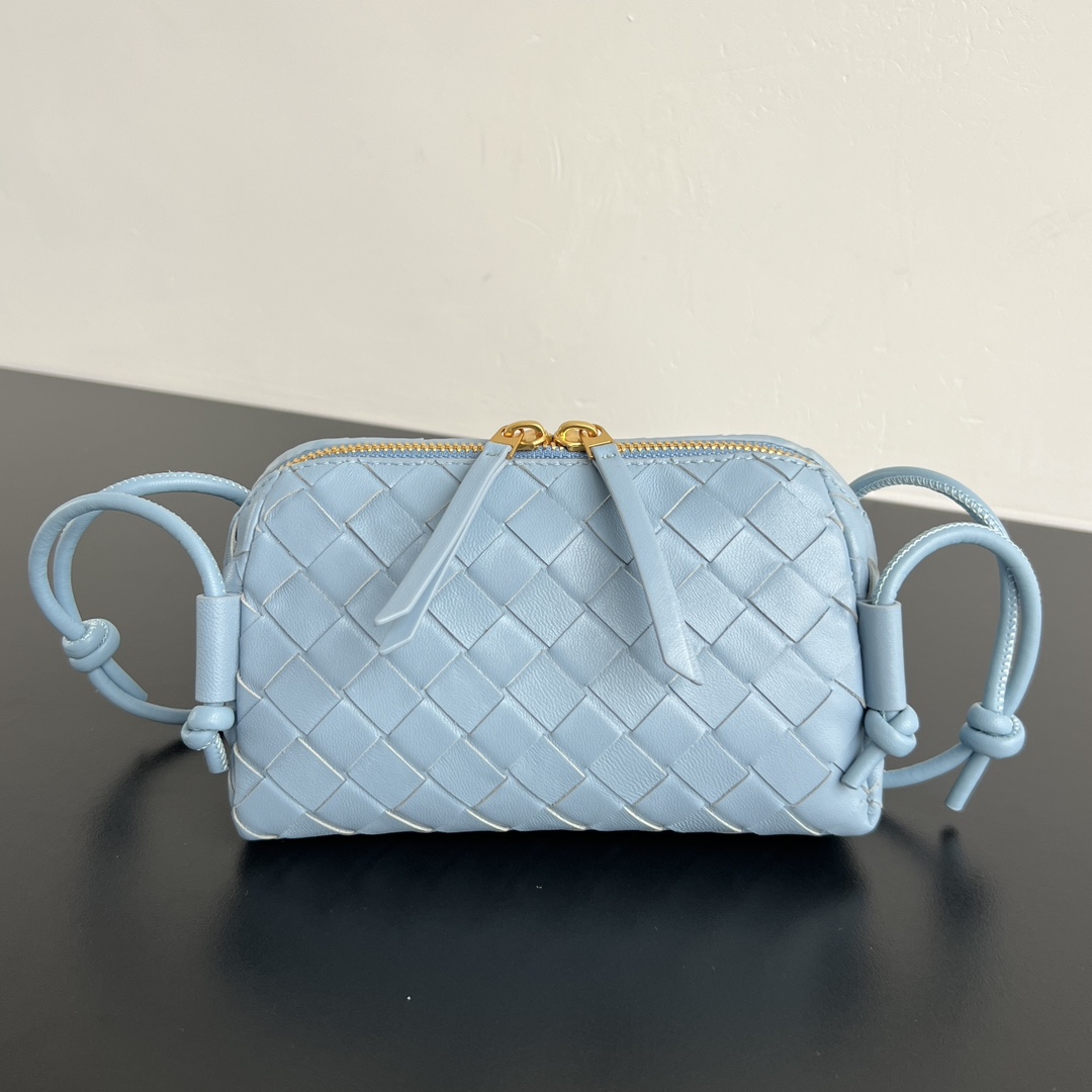 Bottega Veneta Concert Pouch in Mineral - Italian Leather Replica