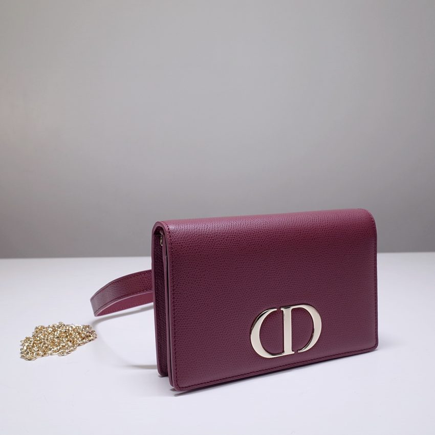 dior 30 montaigne pouch red 2