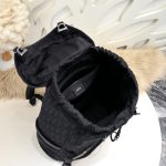 dior 8 backpack with flap black 2