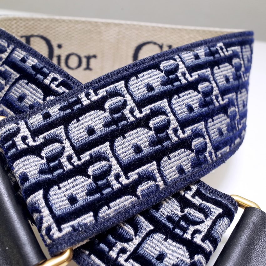 dior adjustable shoulder strap grey 7