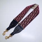 dior adjustable shoulder strap red 2