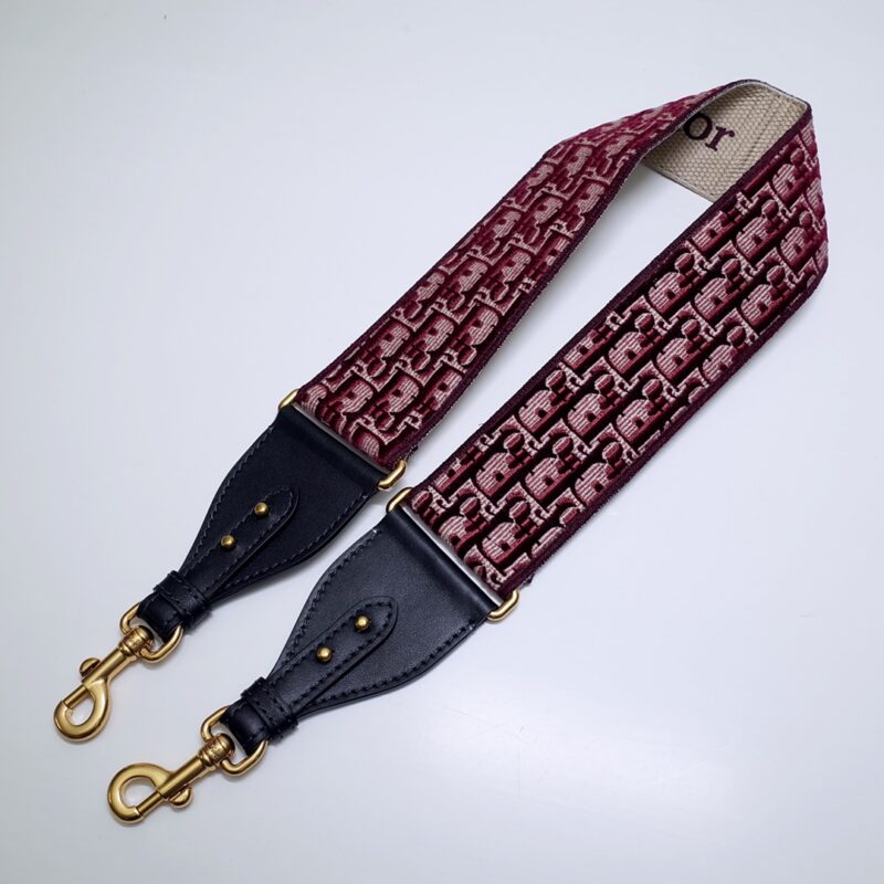dior adjustable shoulder strap red 2