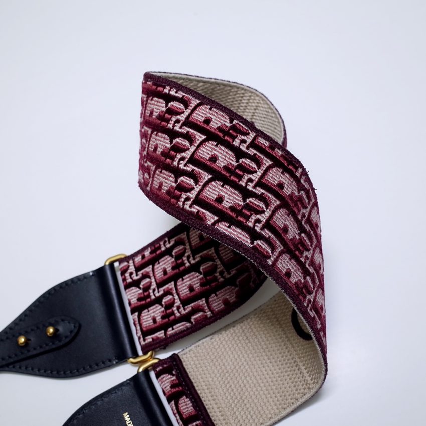 dior adjustable shoulder strap red 3