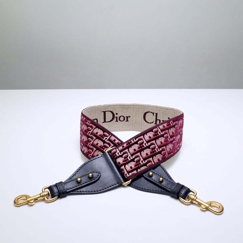 dior adjustable shoulder strap red 5