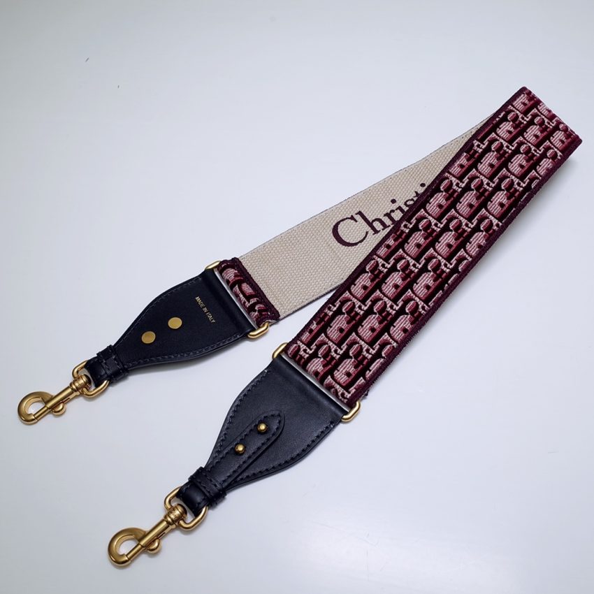 dior adjustable shoulder strap red 6