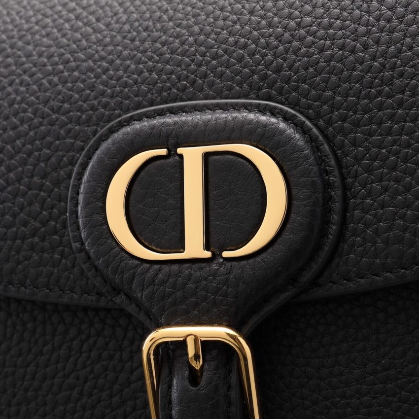 dior bobby black grained 9