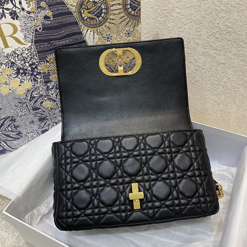 dior caro bag black 6