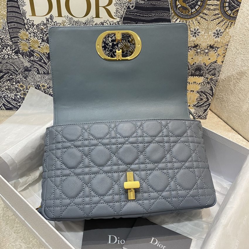 dior caro bag blue 3