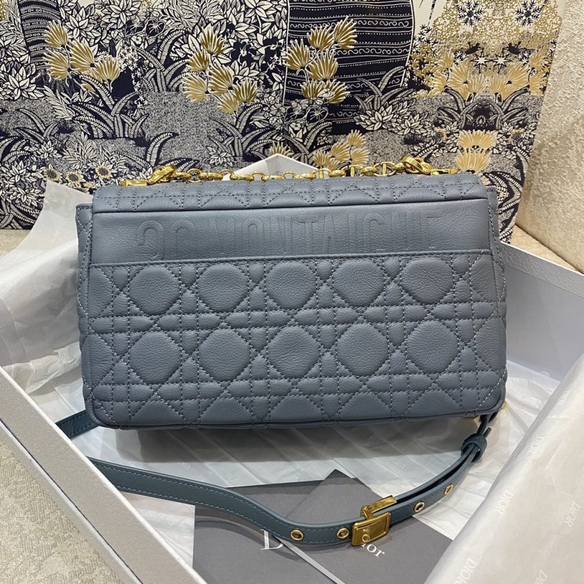dior caro bag blue 6
