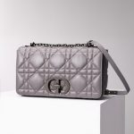 dior caro bag diamond grey 2