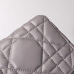 dior caro bag diamond grey 6