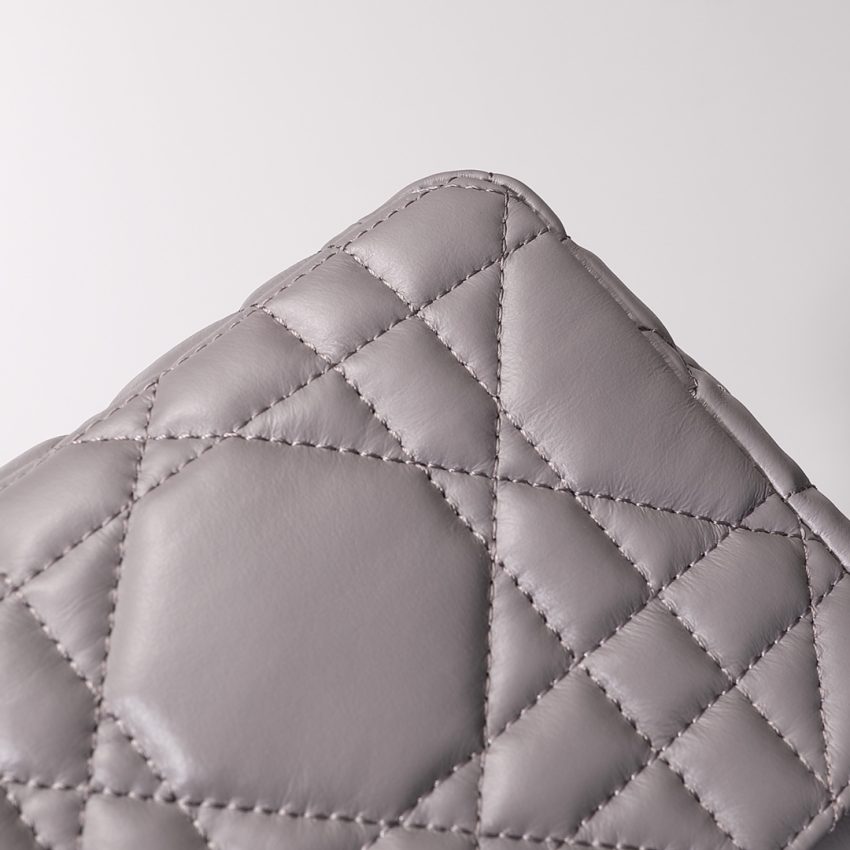 dior caro bag diamond grey 6
