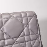 dior caro bag diamond grey 7