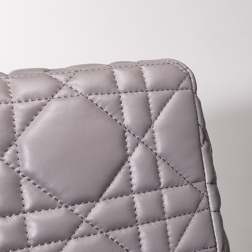 dior caro bag diamond grey 7