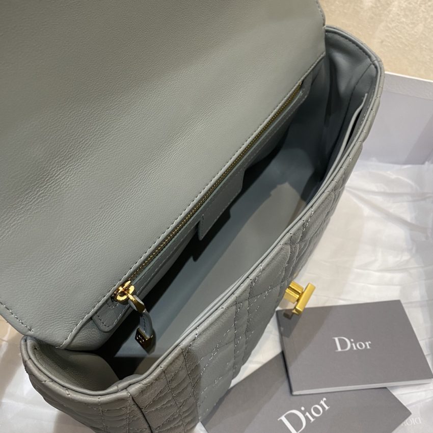 dior caro bag grey 7