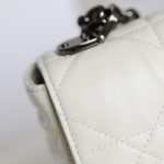 dior caro bag white gunmetal 4