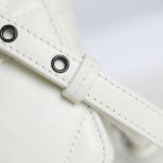 dior caro bag white gunmetal 5