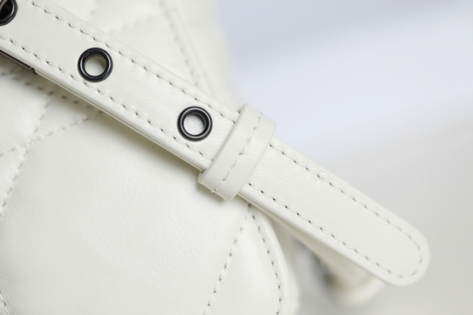 dior caro bag white gunmetal 5