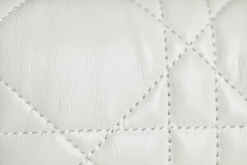 dior caro bag white gunmetal 6