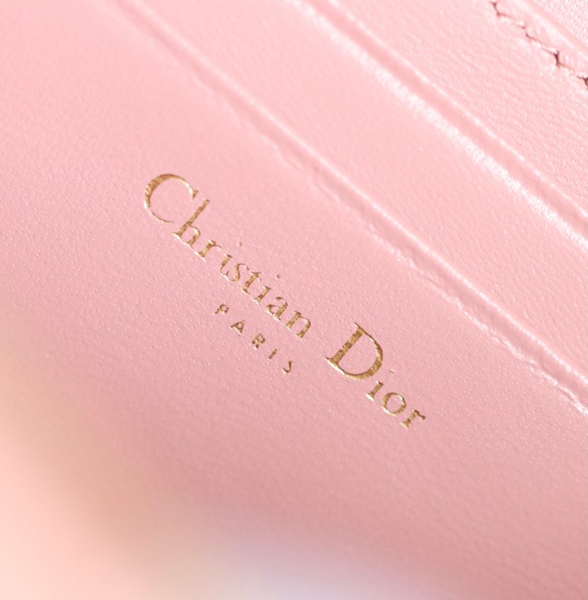 dior caro box bag pink 8