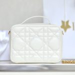 dior caro box bag white 3