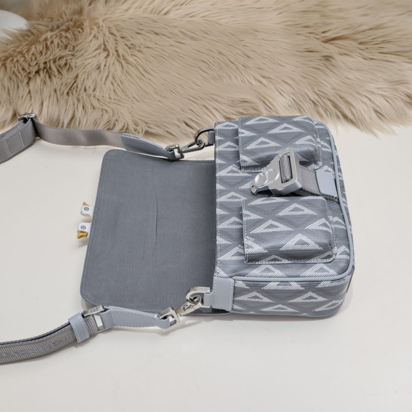 dior hit the road messenger bag grey 6
