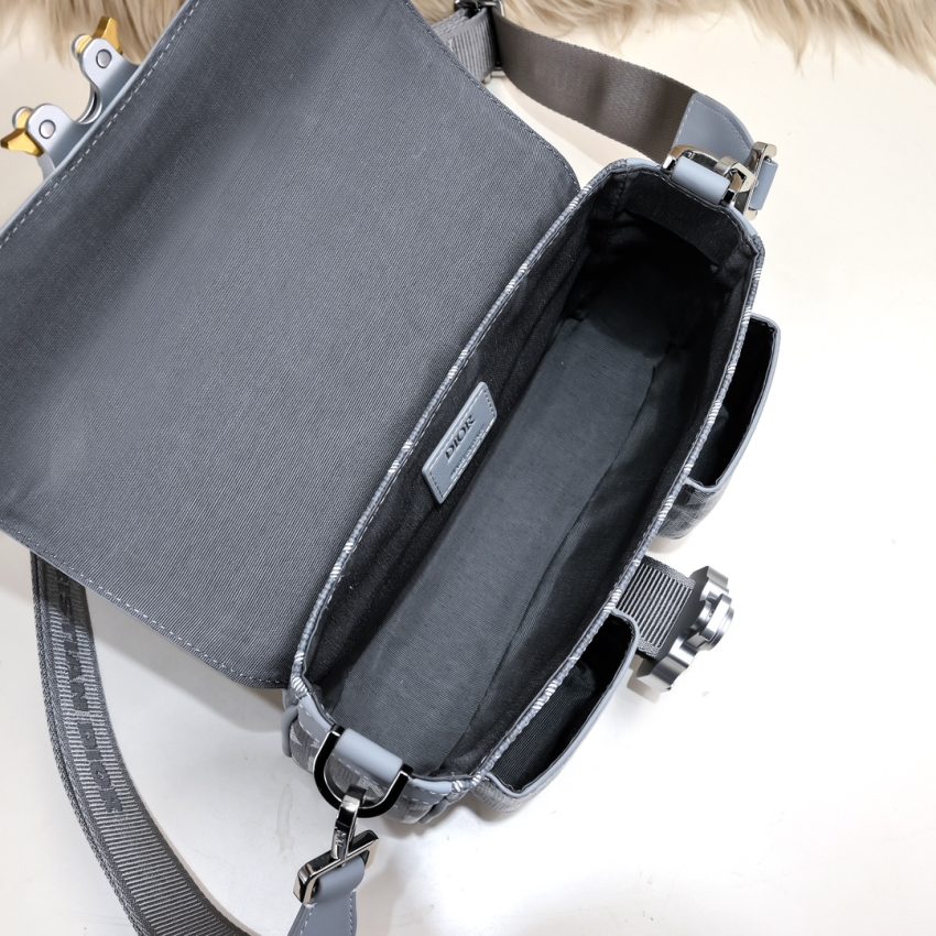 dior hit the road messenger bag grey 8