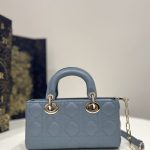 dior lady d joy bag blue 4