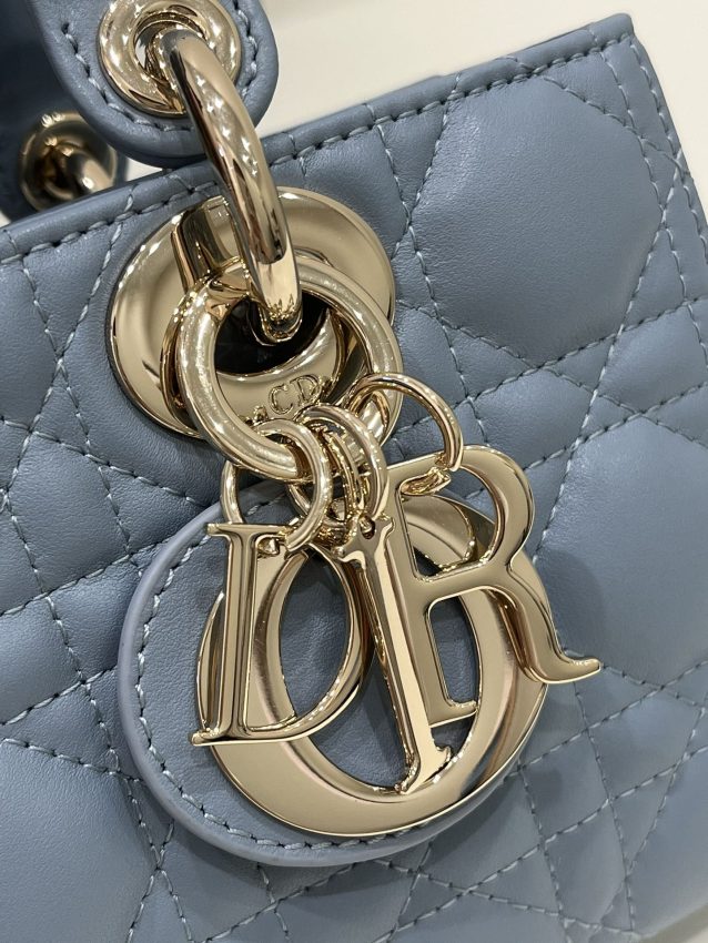dior lady d joy bag blue 6