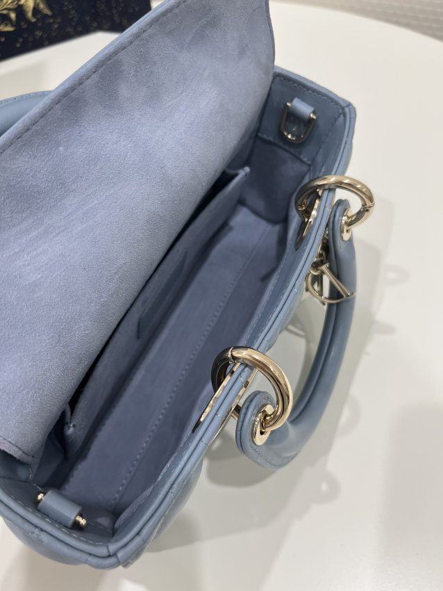 dior lady d joy bag blue 7