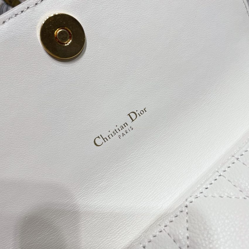 dior miss caro pouch white 2
