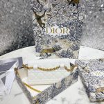 dior miss caro pouch white 3
