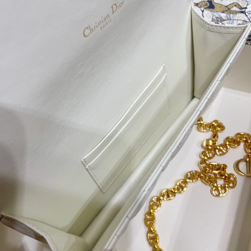 dior miss caro pouch white 5