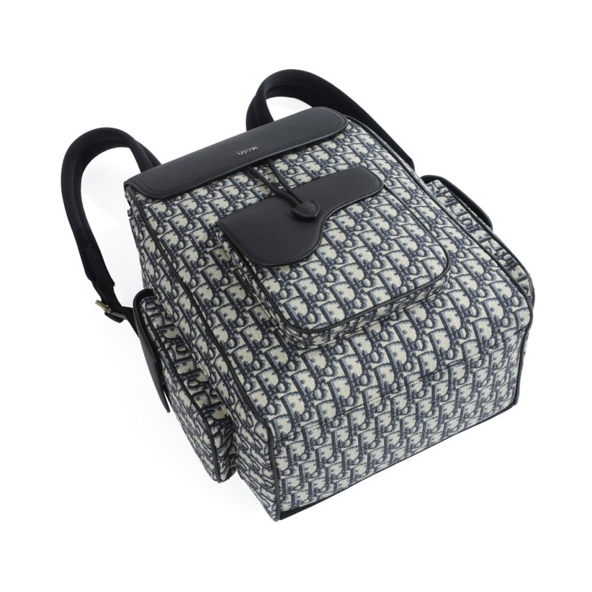 dior saddle backpack beige 4