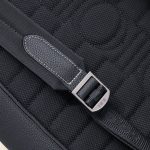 dior saddle backpack black with flap 4