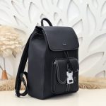 dior saddle backpack black with flap 7