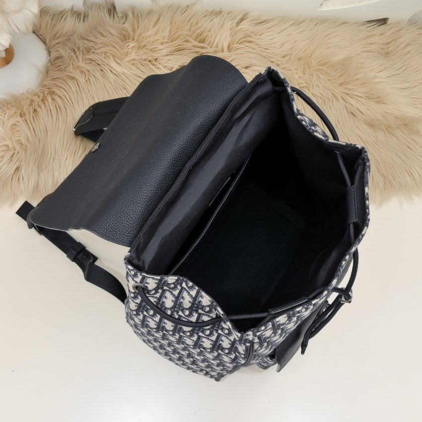 dior saddle backpack with flap classic 6