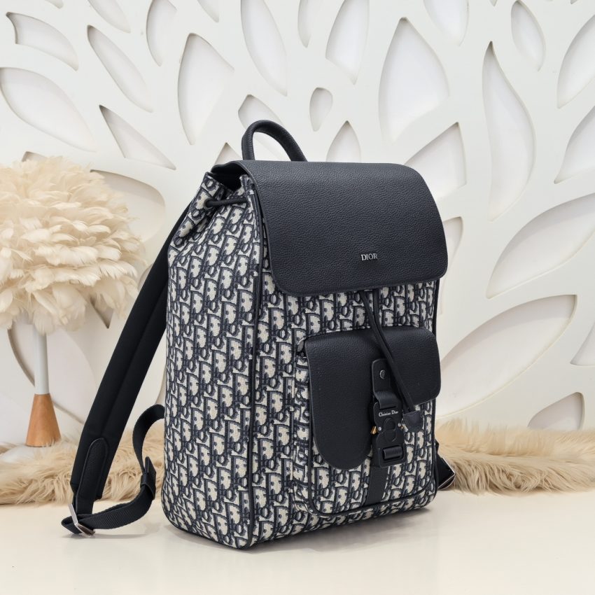 dior saddle backpack with flap classic 7