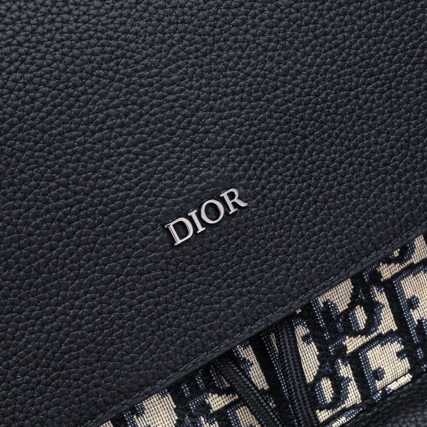 dior saddle backpack with flap classic 9