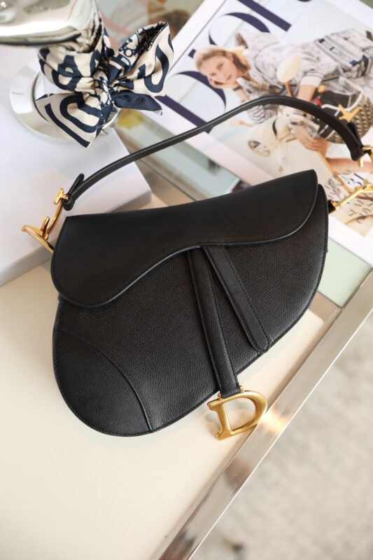 dior saddle bag black 2