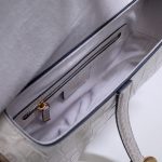 dior saddle bag crocodile white 3