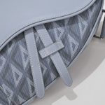 dior saddle bag diamong grey 9