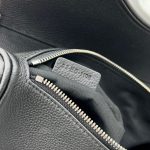 dior saddle bag full black calfskin 2