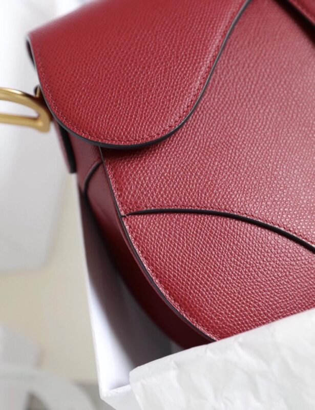 dior saddle bag red 2