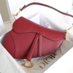 dior saddle bag red 3