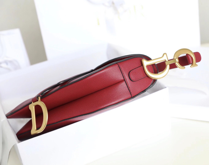 dior saddle bag red 6