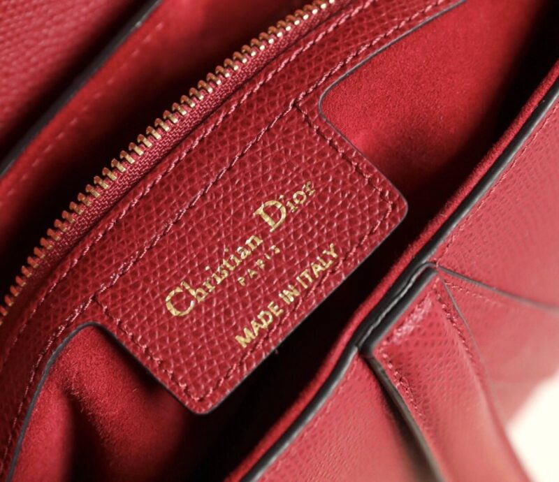 dior saddle bag red 7