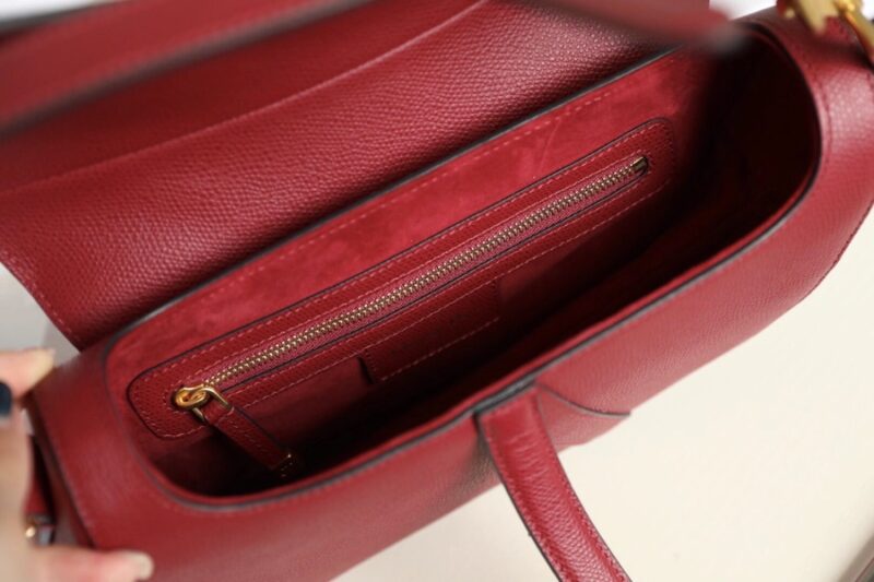 dior saddle bag red 9