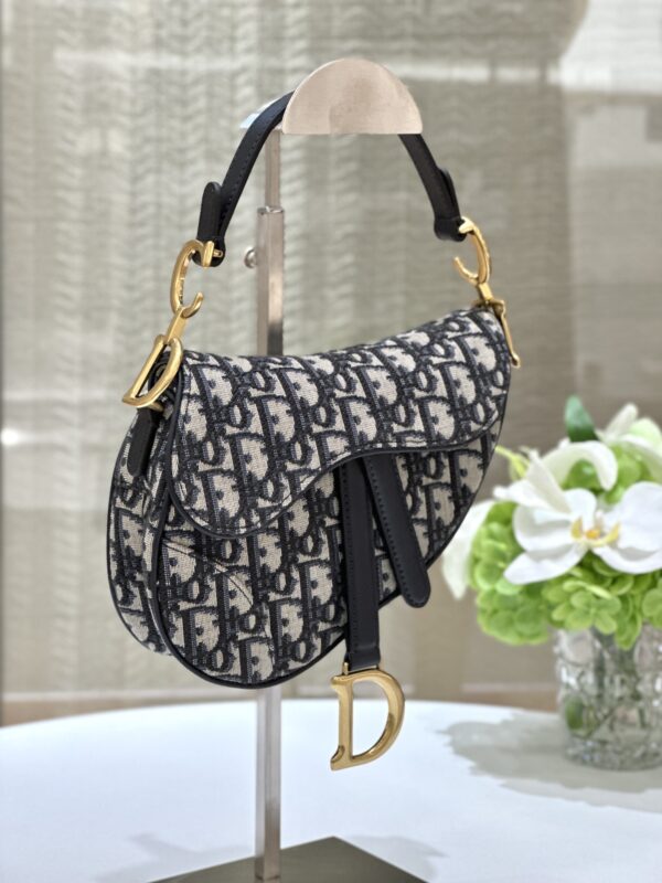 dior saddle bag small cd canvas 11