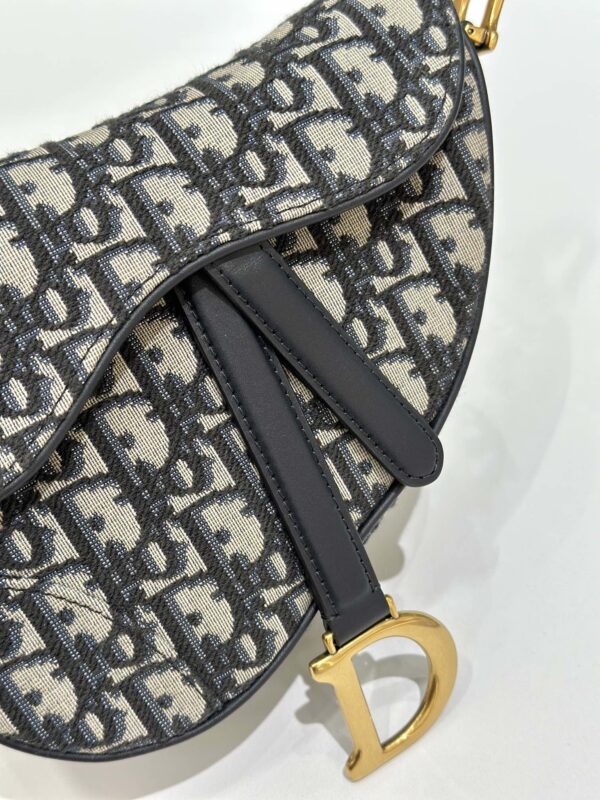 dior saddle bag small cd canvas 5